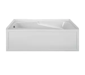 Reliance Integral Skirted End Drain Whirlpool Bath White 60" x 42" x 20.25" (R6042ISW-W-LH)