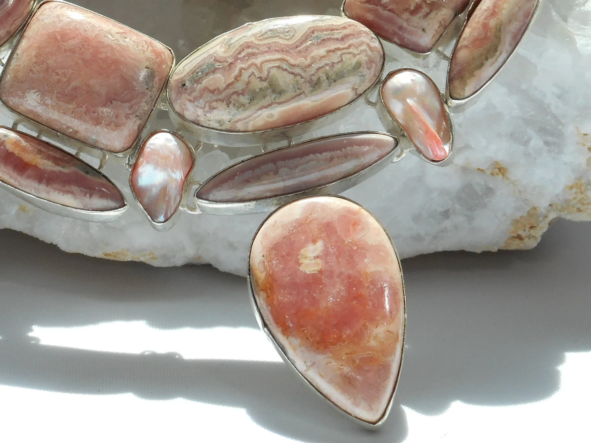 Rhodachrosite Necklace 3