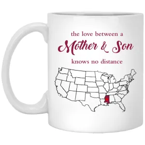Rhode Island Mississippi The Love Between Mother And Son Mug