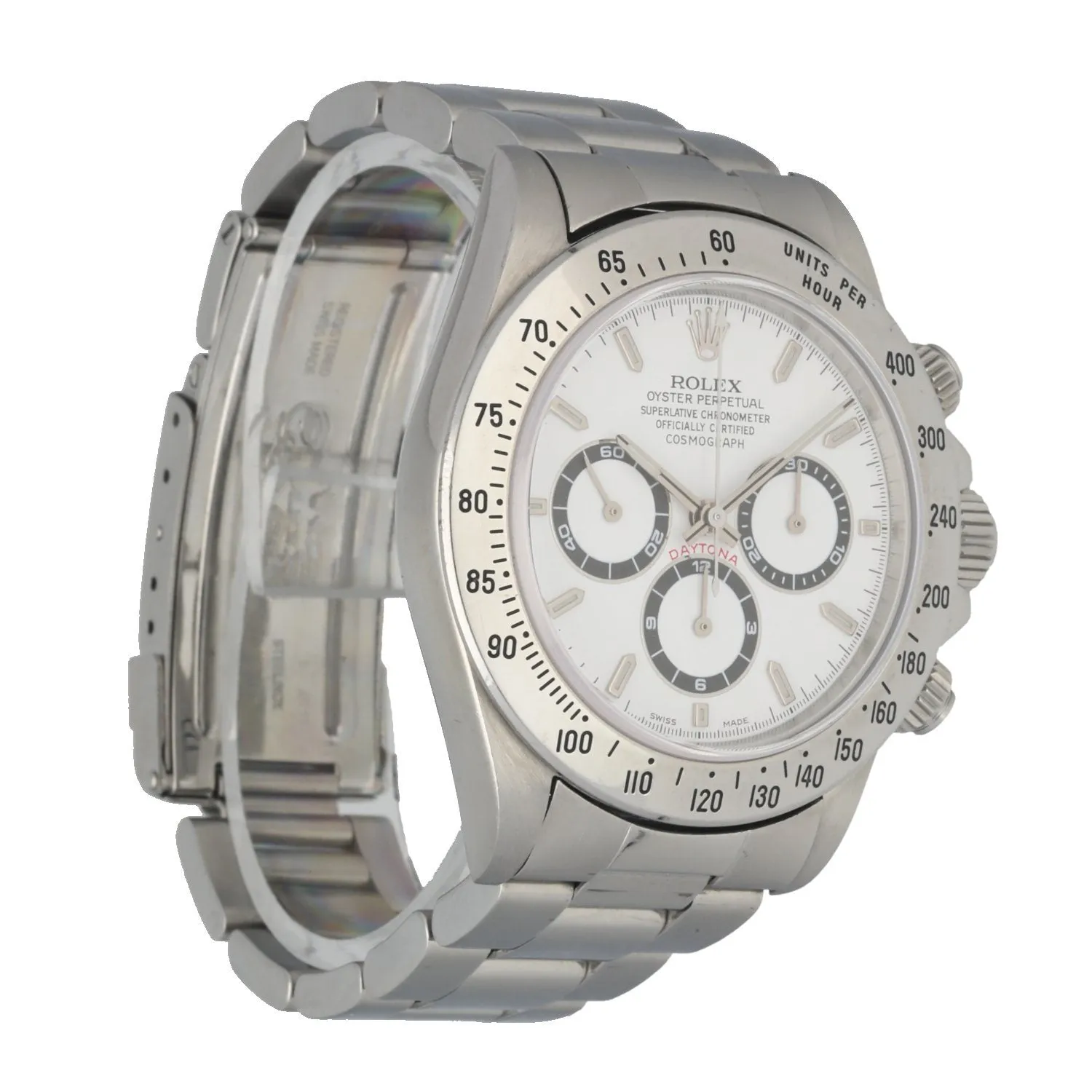 Rolex Daytona 16520 Zenith Movement Stainless steel Men's Watch Box & Papers