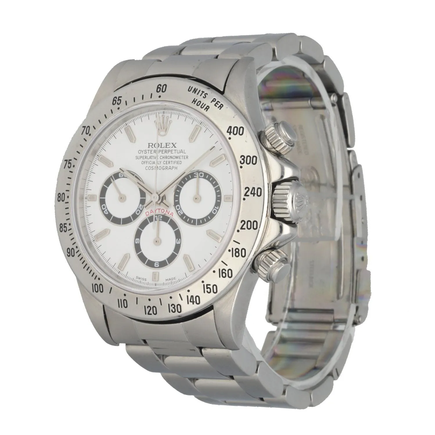 Rolex Daytona 16520 Zenith Movement Stainless steel Men's Watch Box & Papers