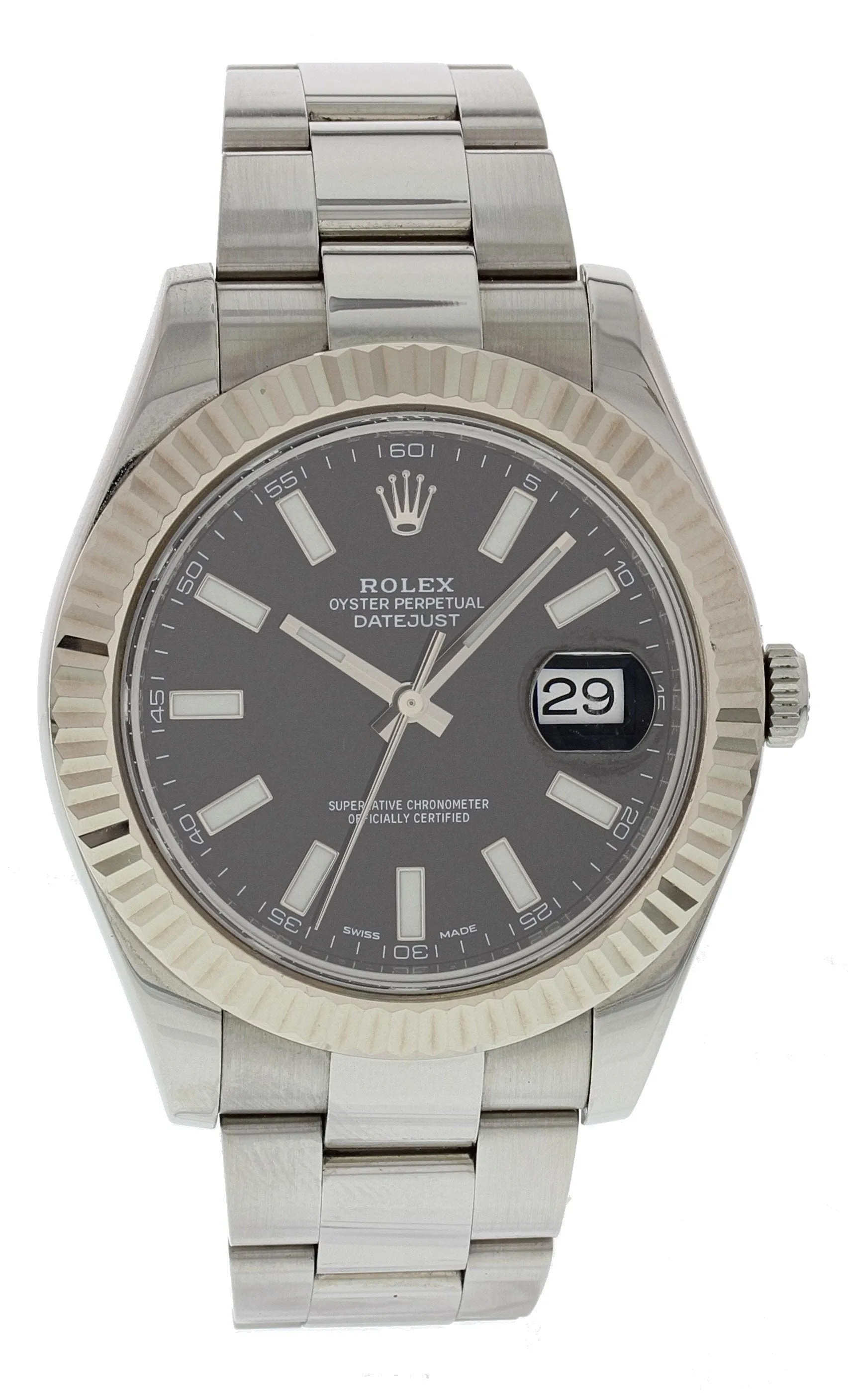 Rolex Oyster Perpetual Datejust II 116334 Black Dial