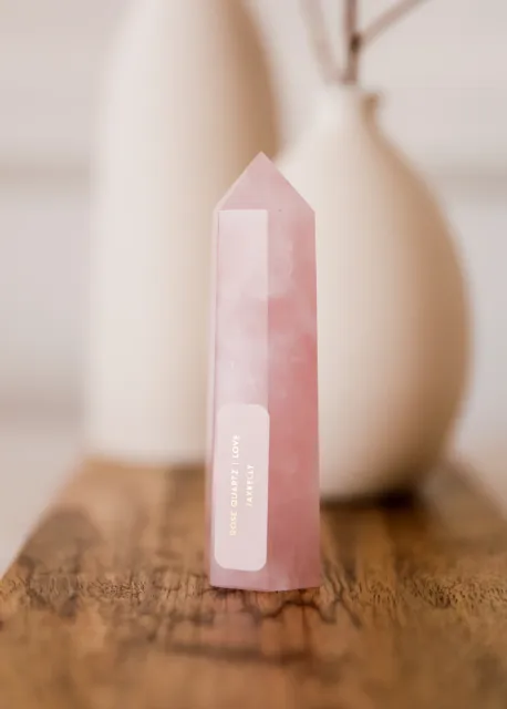 Rose Quartz Crystal Point