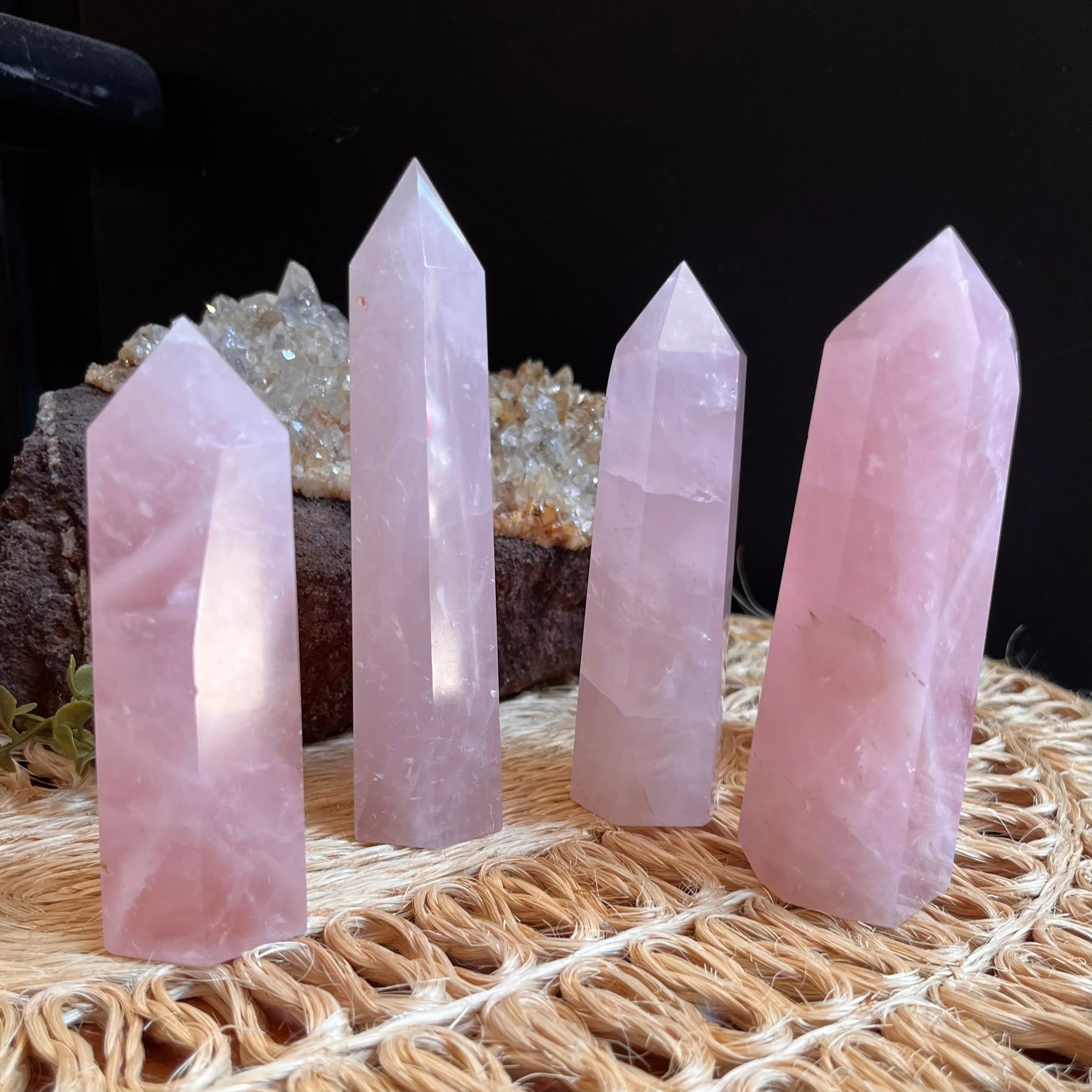 Rose Quartz Polished Tower