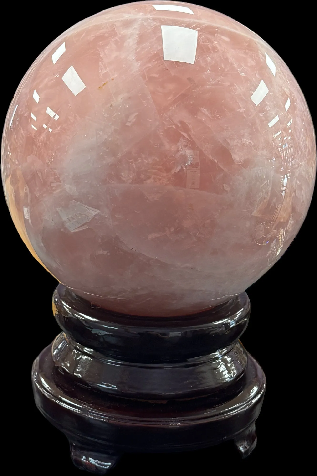 Rose Quartz Sphere - Massive - 28 Pounds - Exquisite