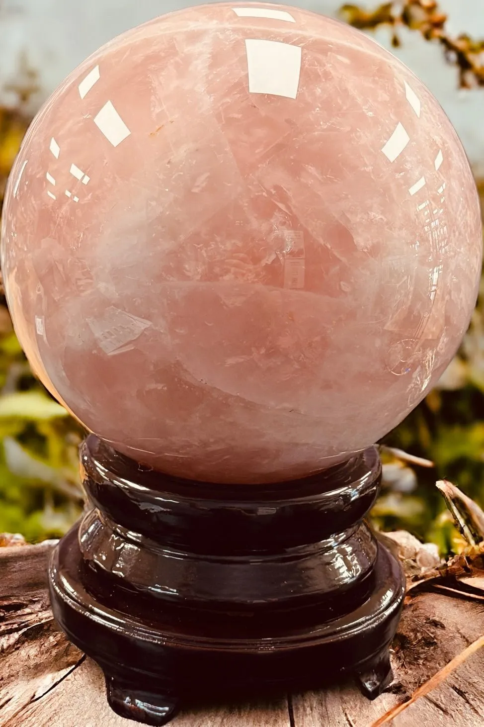 Rose Quartz Sphere - Massive - 28 Pounds - Exquisite