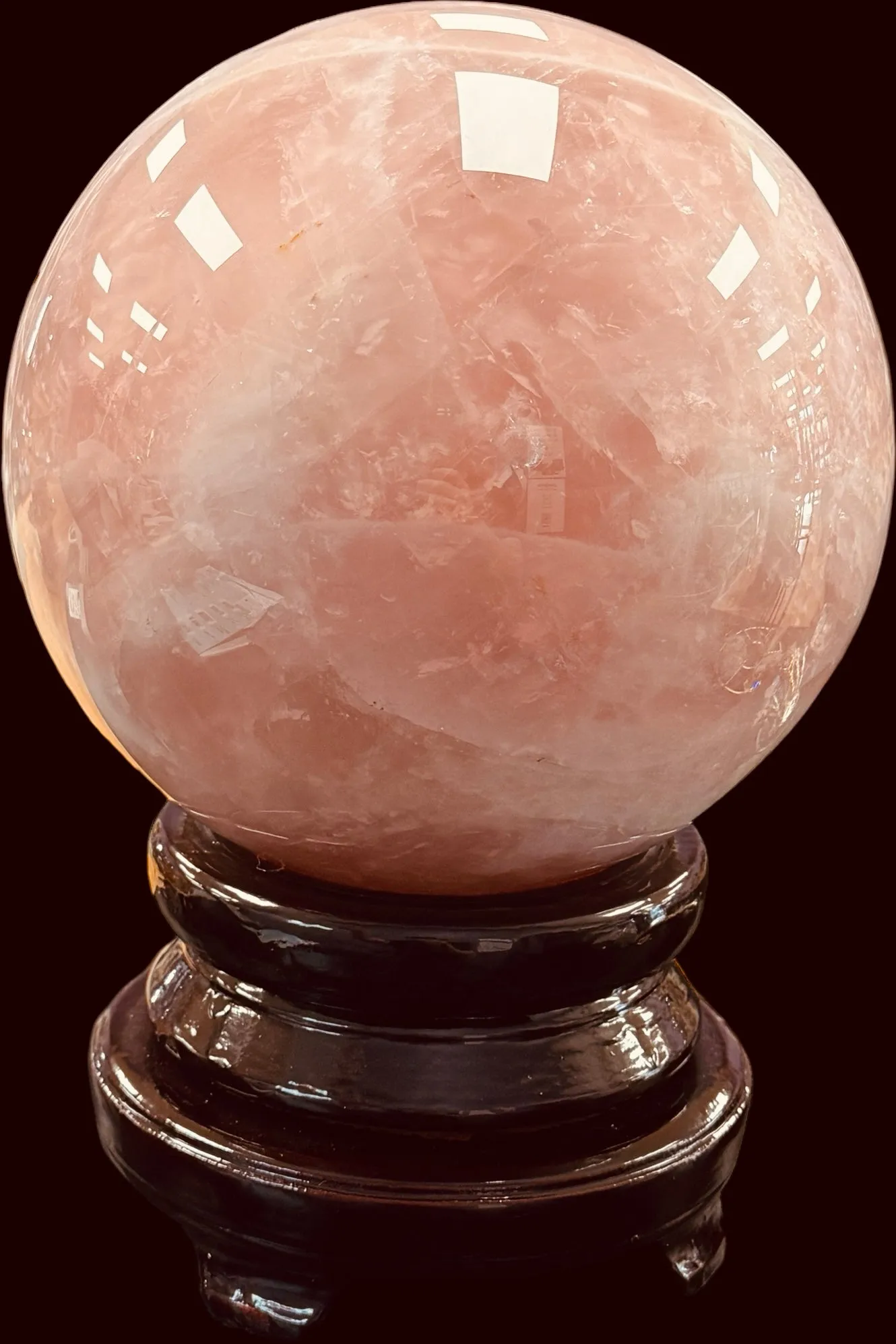Rose Quartz Sphere - Massive - 28 Pounds - Exquisite