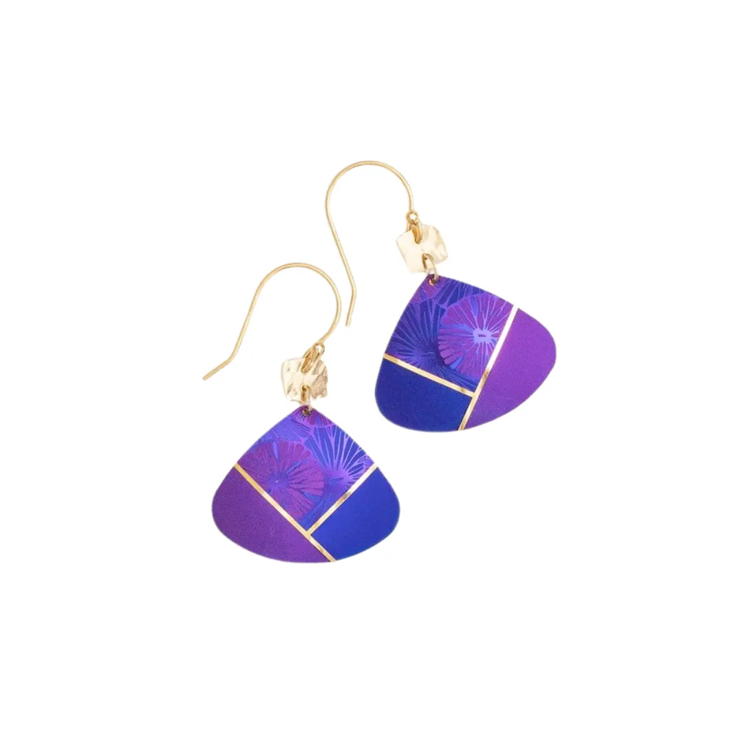 Rowan Earrings in Plum