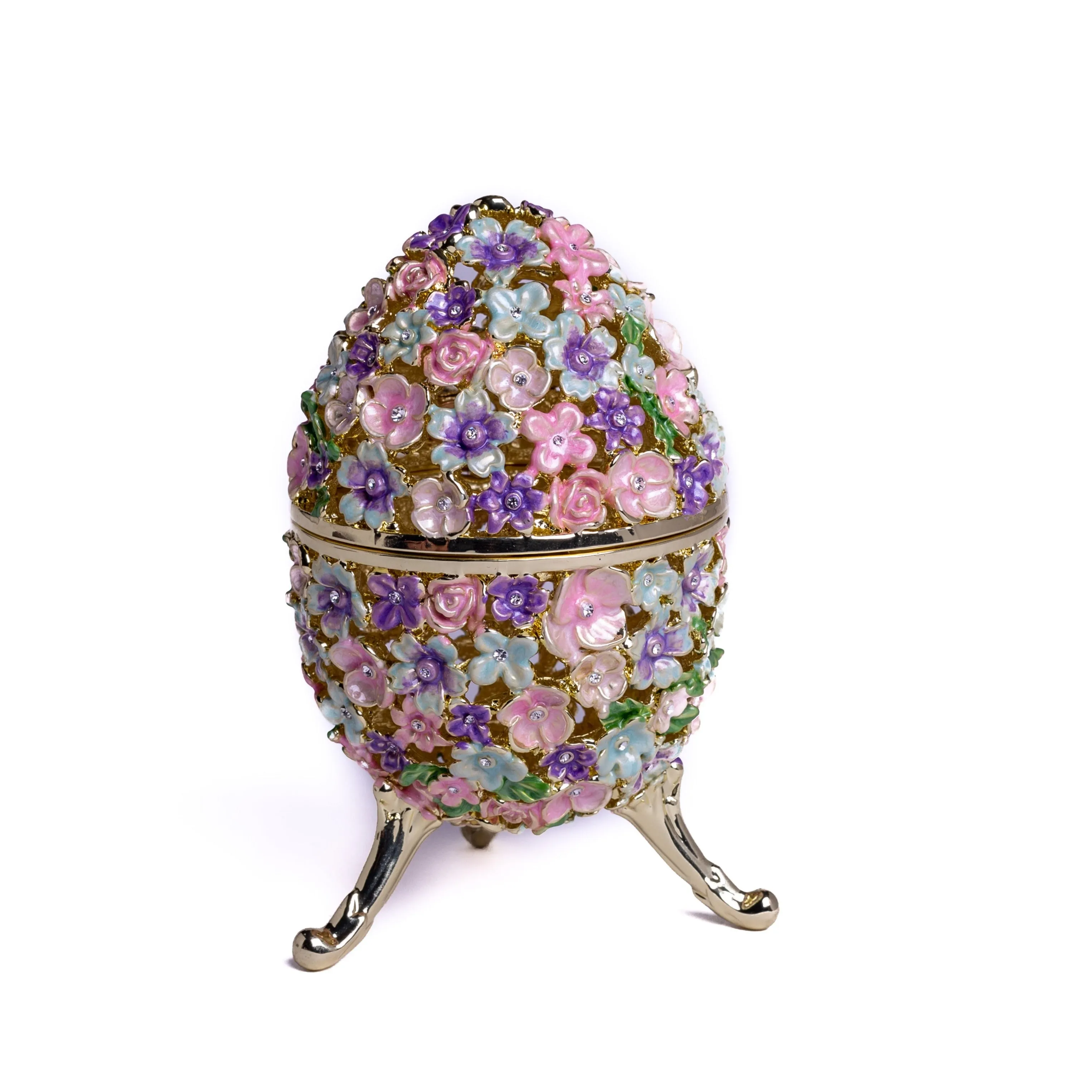 Russian Egg Decorated with Flowers
