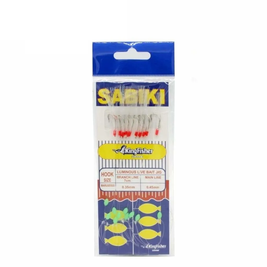Sabiki Rig Luminous Live Bait Jig