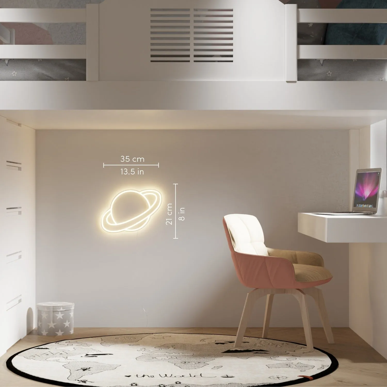 Saturn - LED neon sign