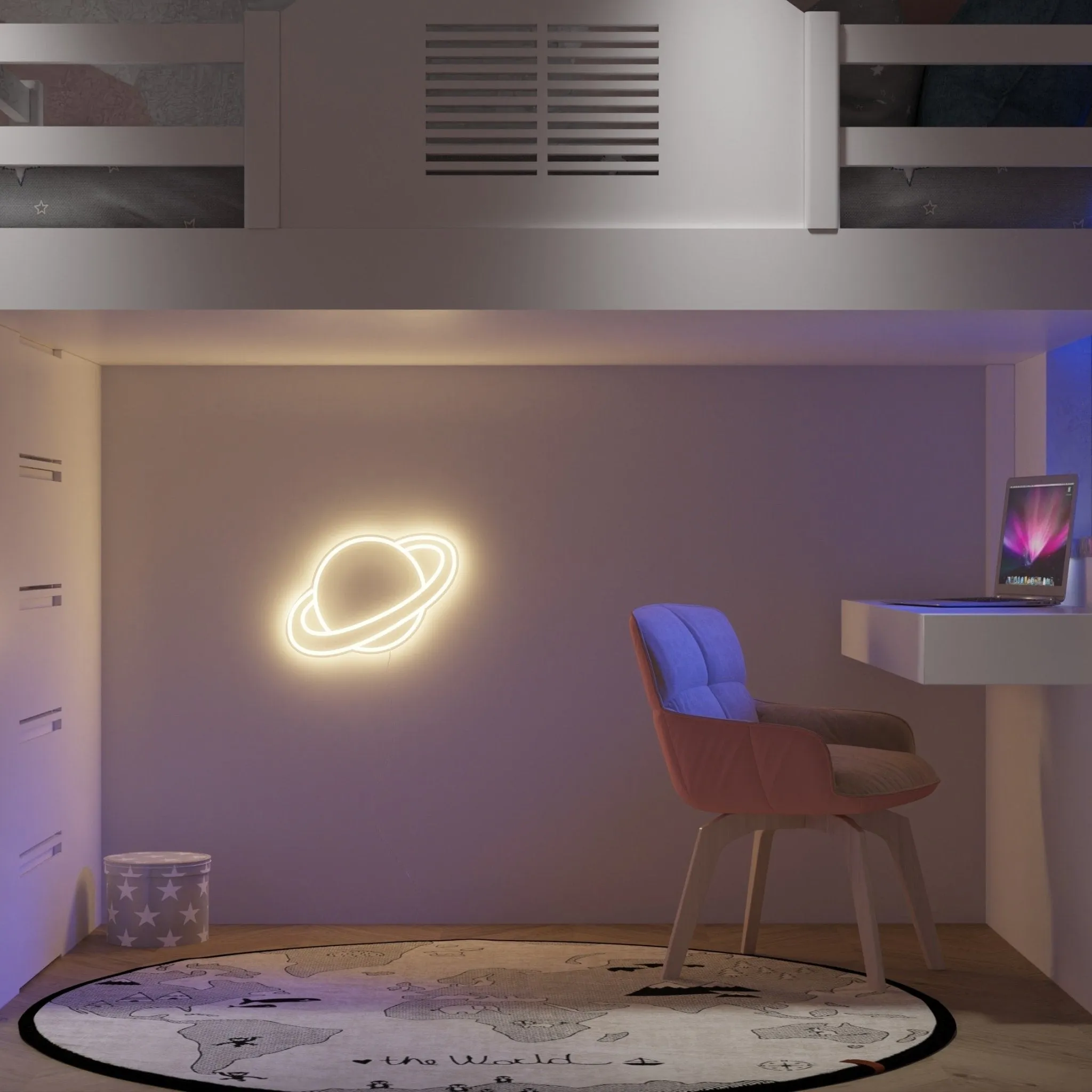 Saturn - LED neon sign