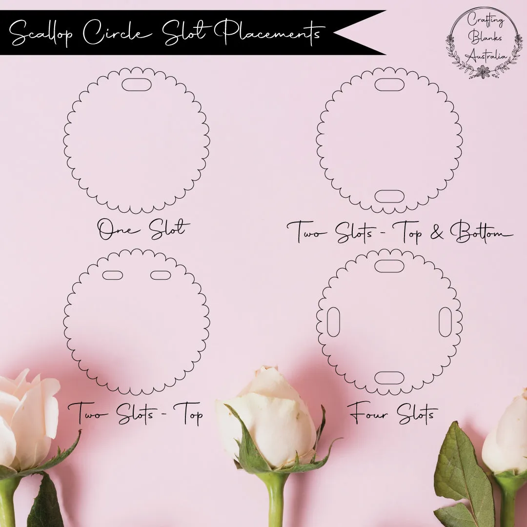 Scallop Circle • Blank Shape • 60mm
