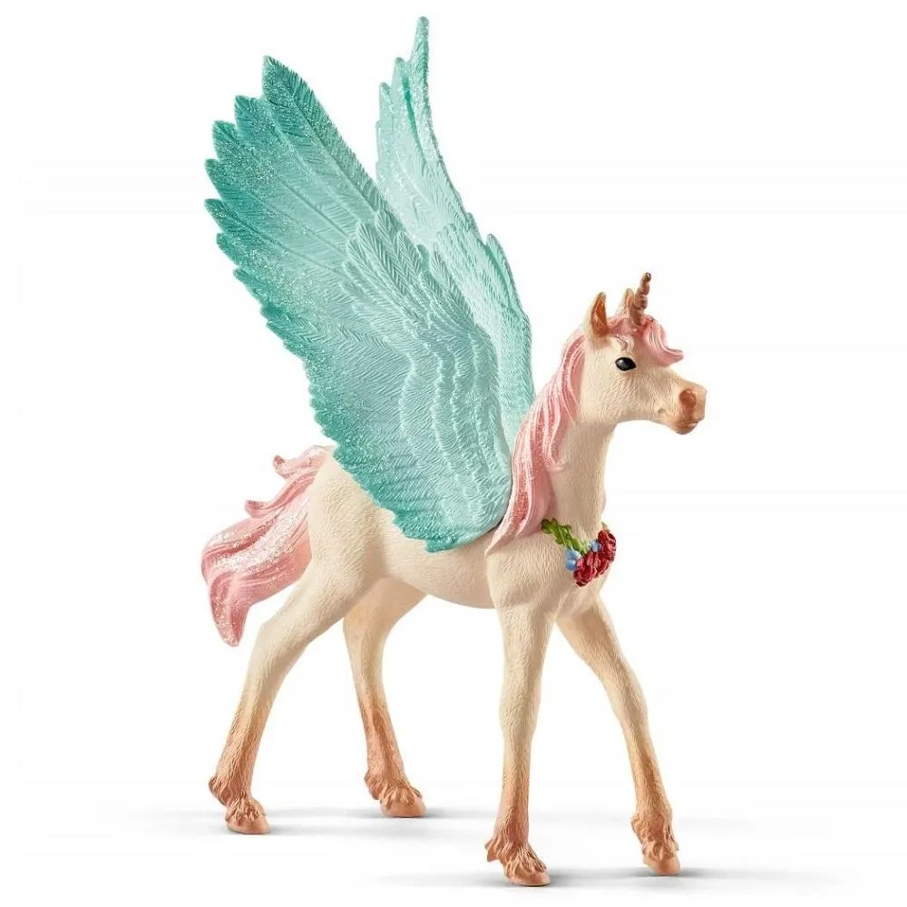 Schleich Decorated Unicorn Pegasus, Foal