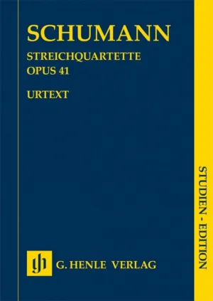 Schumann: String Quartets Op 41 Study Score