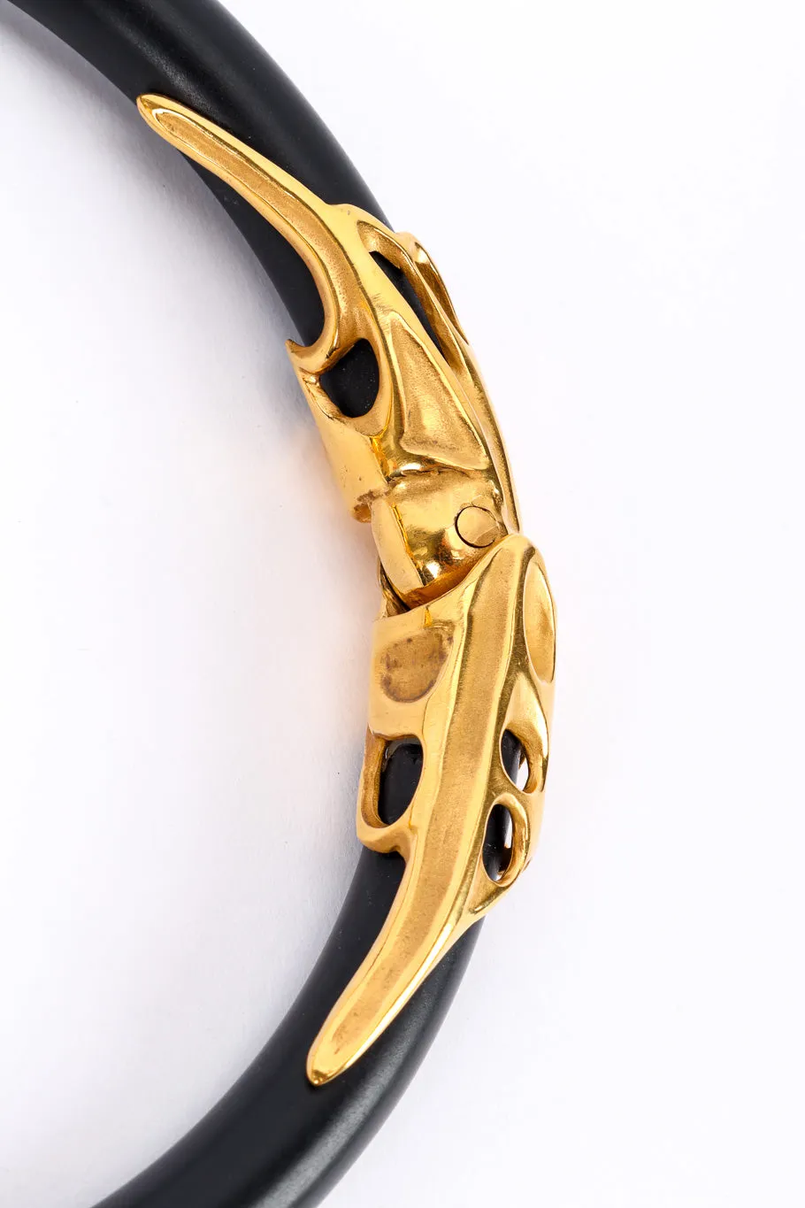 Sculpted Lucite Collar Necklace