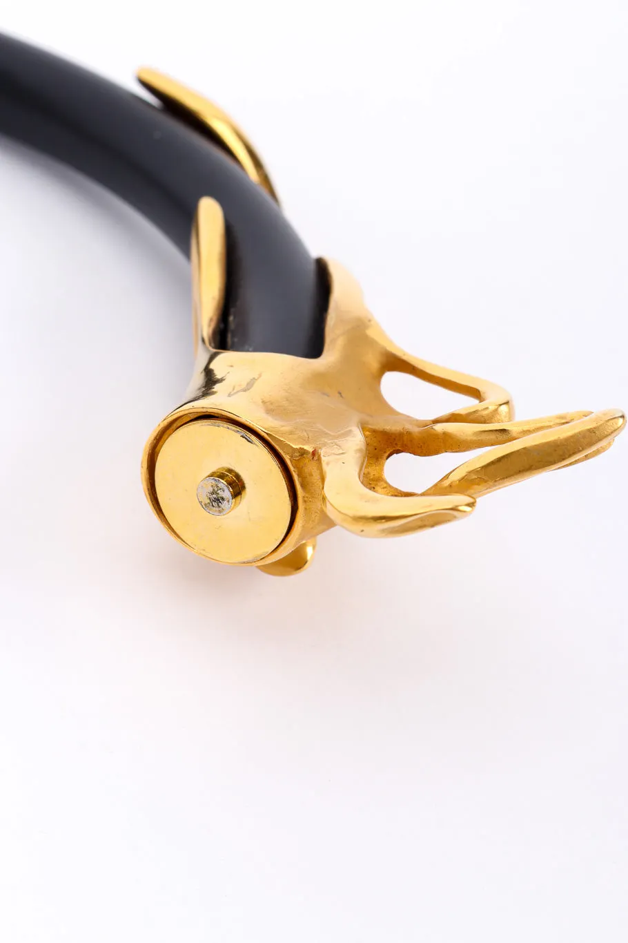 Sculpted Lucite Collar Necklace
