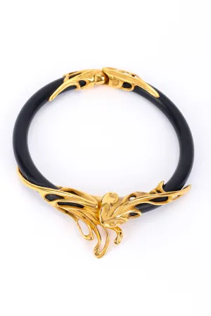 Sculpted Lucite Collar Necklace