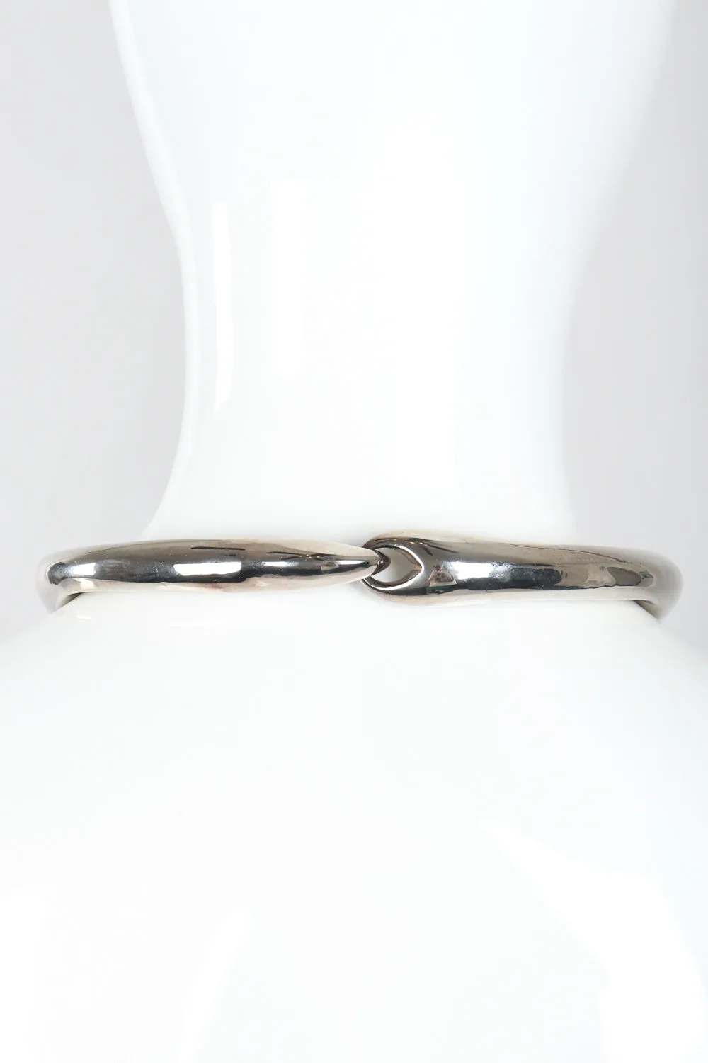 Sculpted Lucite Knot Collar