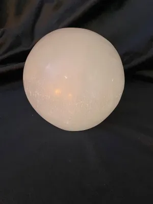 Selenite Sphere Lamp