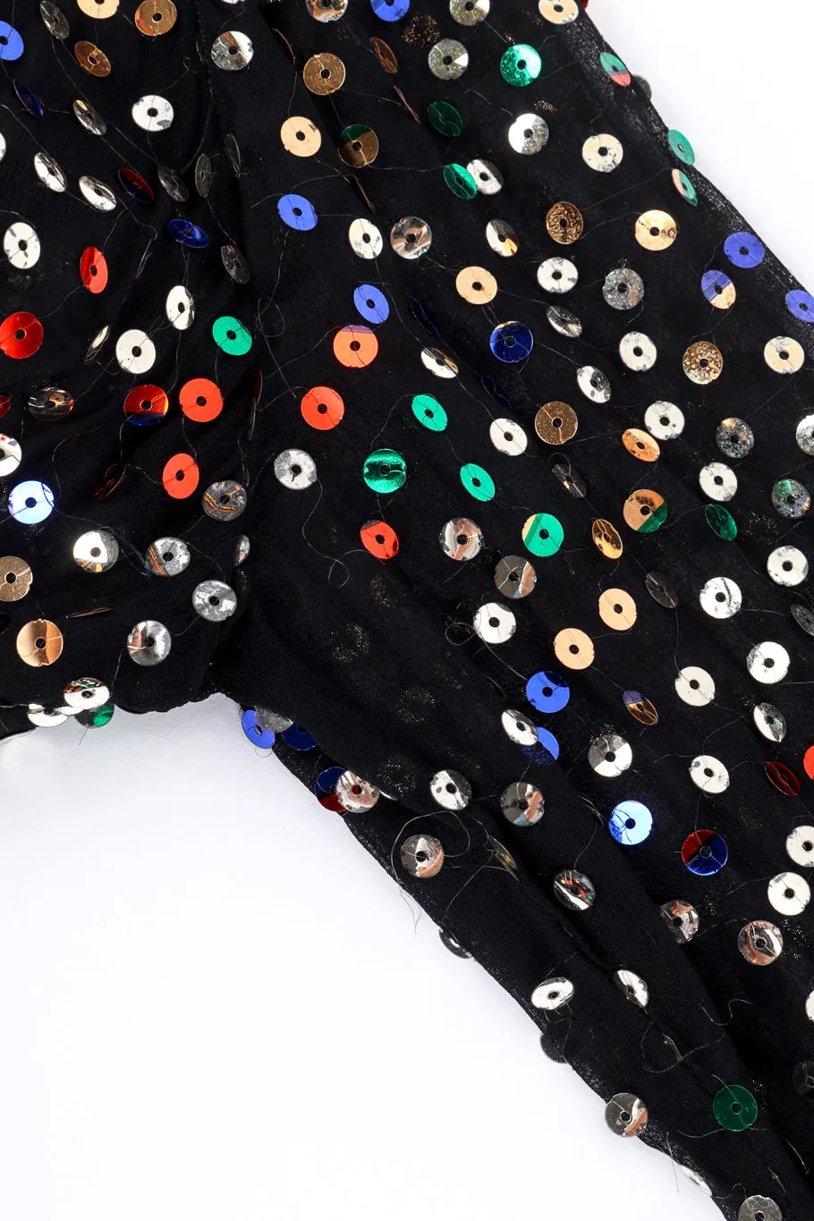Sequin Overlay Sheath Dress