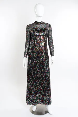 Sequin Overlay Sheath Dress