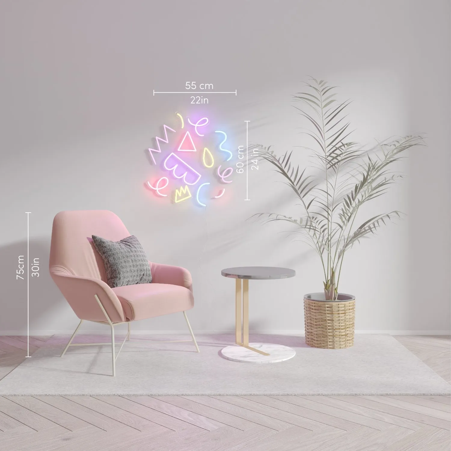 Shape Up by Emily Eldridge - LED Neon Sign