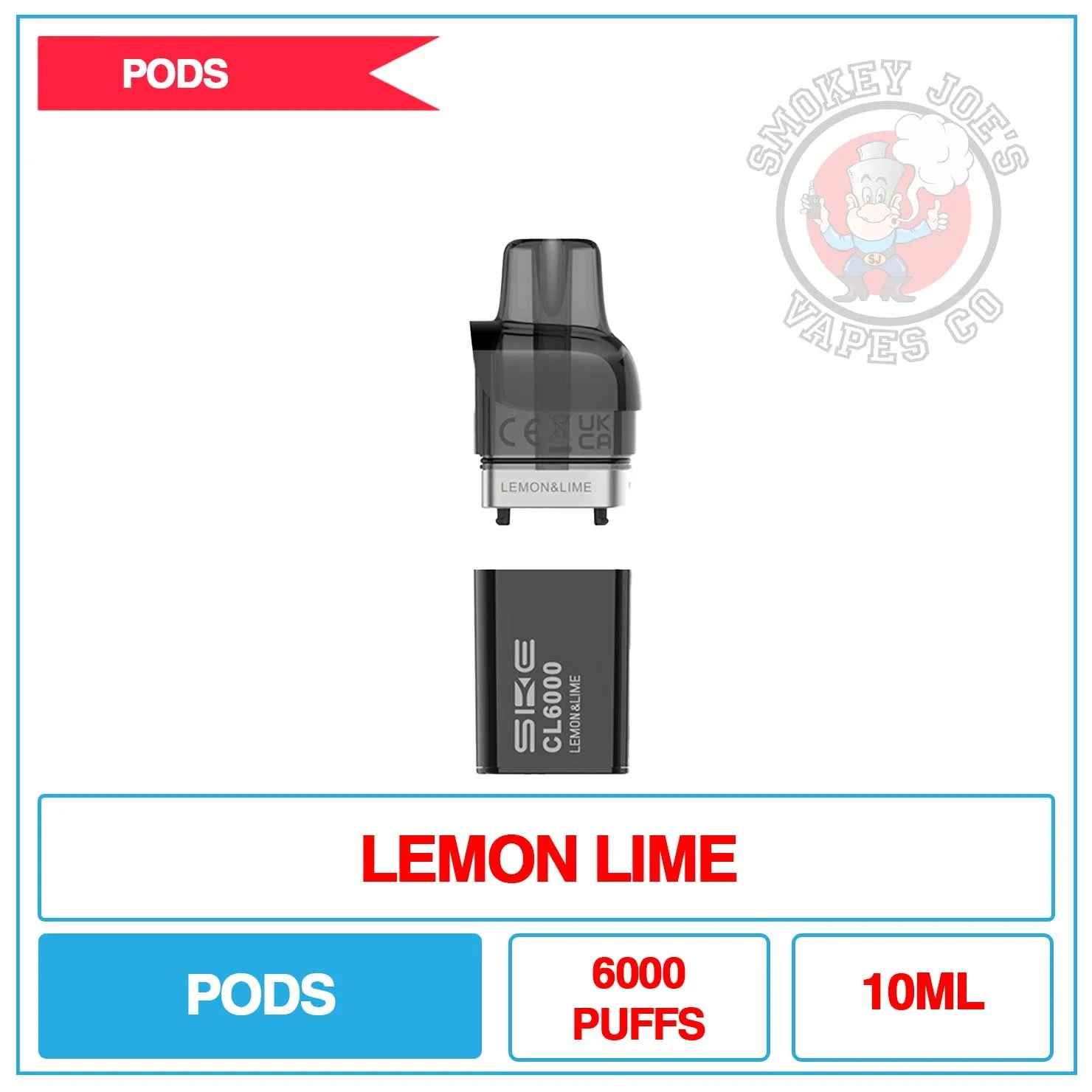 SKE Crystal 6000 Pods - Lemon Lime