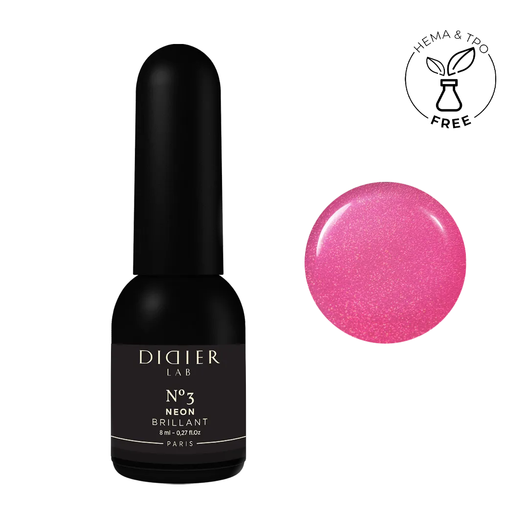 Smalto semipermanente, Brillant NEON, No3, Didier Lab, 8ml