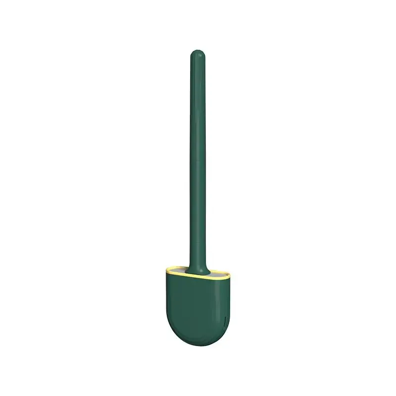 Smart Detachable Silicone Bathroom Toilet Cleaning Brush And Holder