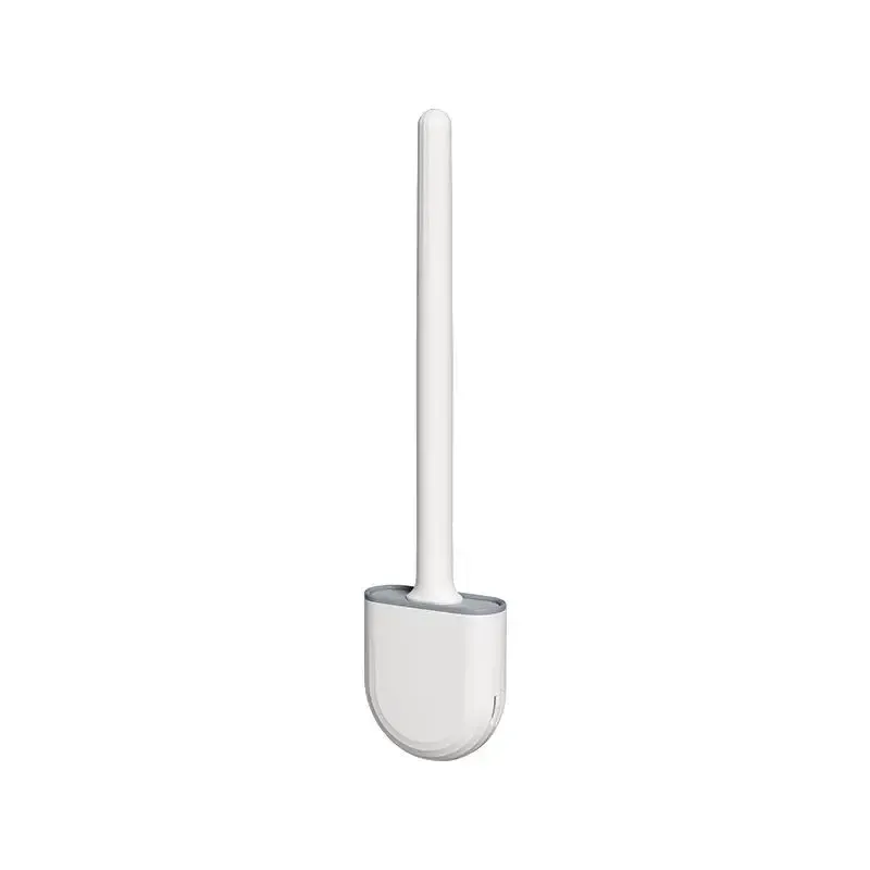 Smart Detachable Silicone Bathroom Toilet Cleaning Brush And Holder