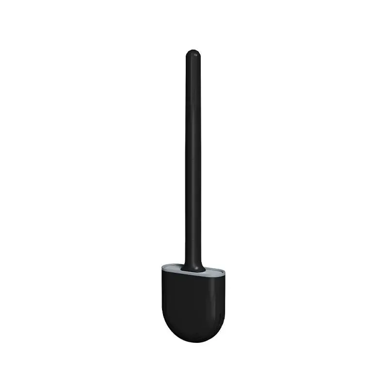 Smart Detachable Silicone Bathroom Toilet Cleaning Brush And Holder