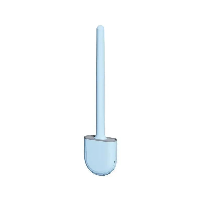 Smart Detachable Silicone Bathroom Toilet Cleaning Brush And Holder
