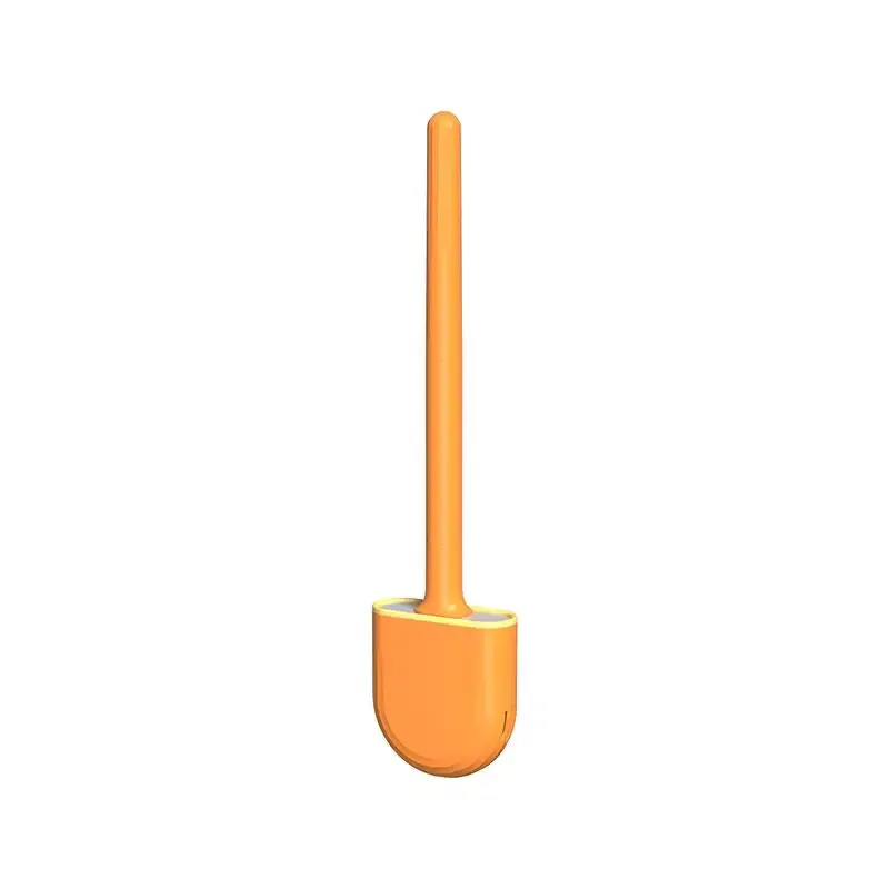 Smart Detachable Silicone Bathroom Toilet Cleaning Brush And Holder