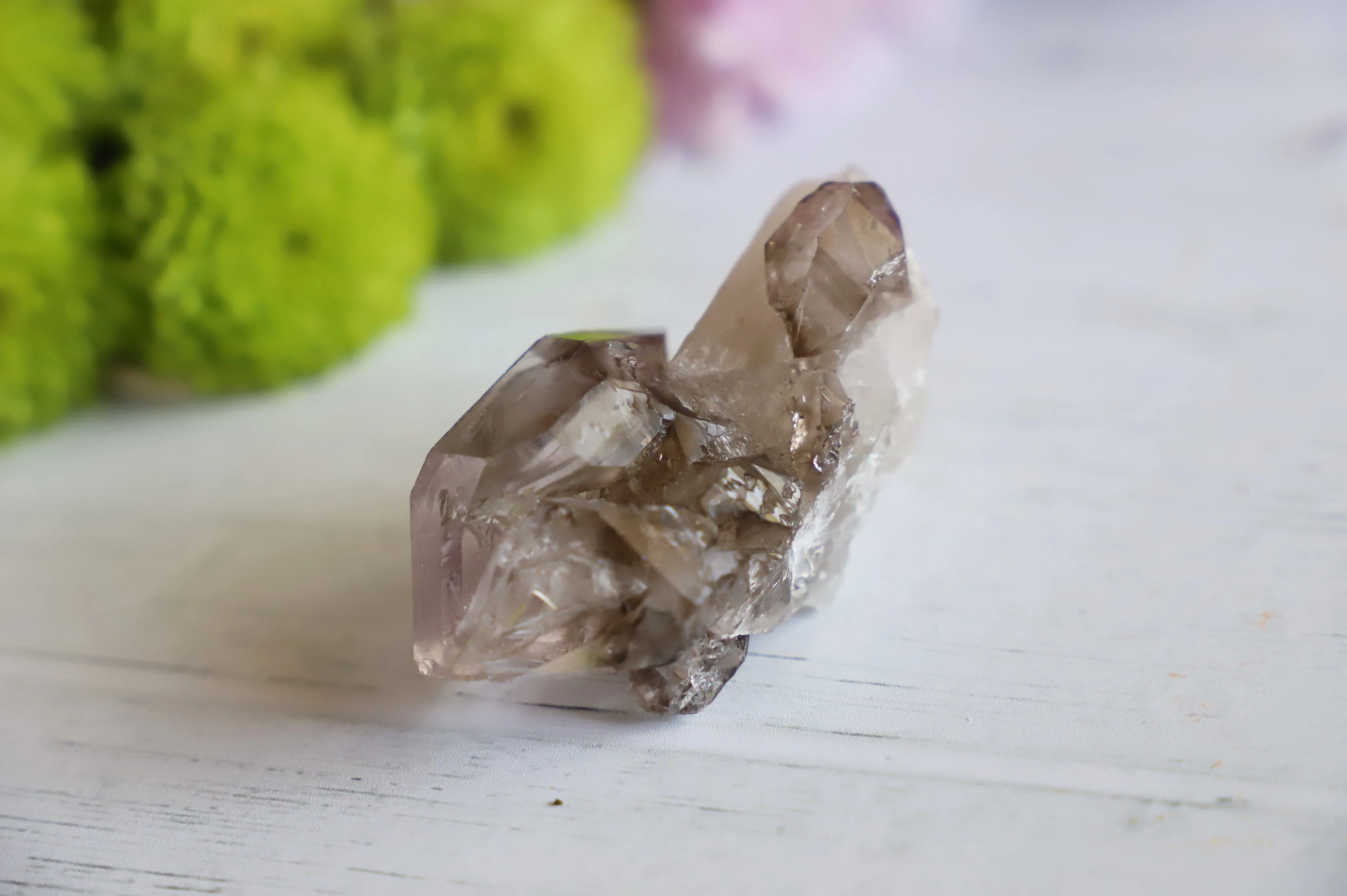 Smoky Amethyst Elestial quartz | 60g