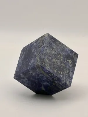 Sodalite Floating Cube