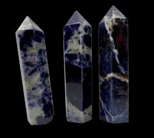 Sodalite Tower - Faceted