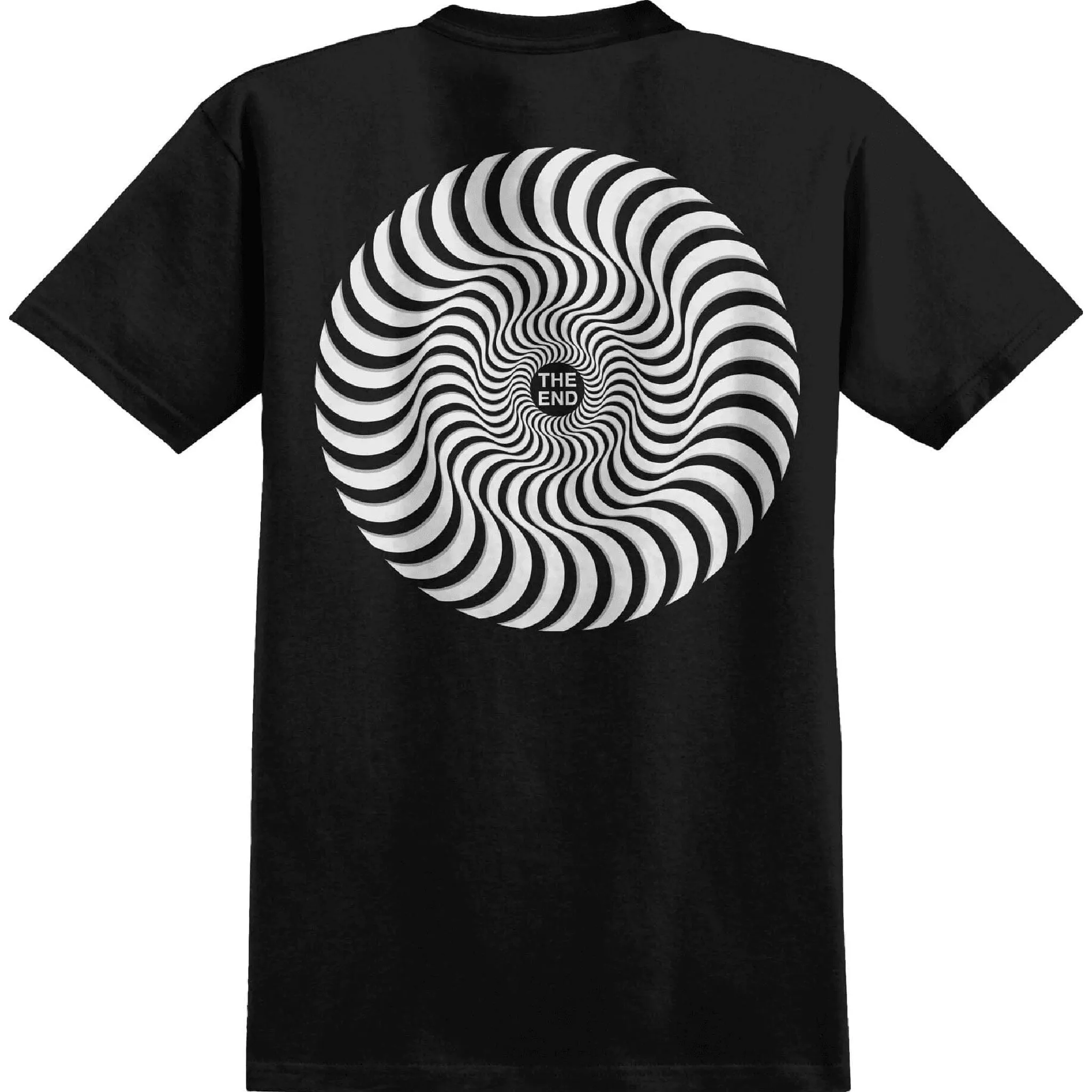 Spitfire Classic Swirl Overlay Tee Black White Grey