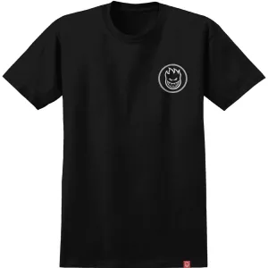 Spitfire Classic Swirl Overlay Tee Black White Grey