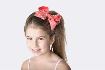 Spotty Bow Clip