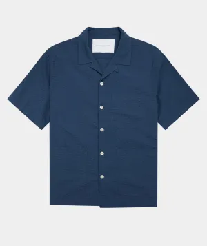 S/S Utility Shirt - Washed Blue
