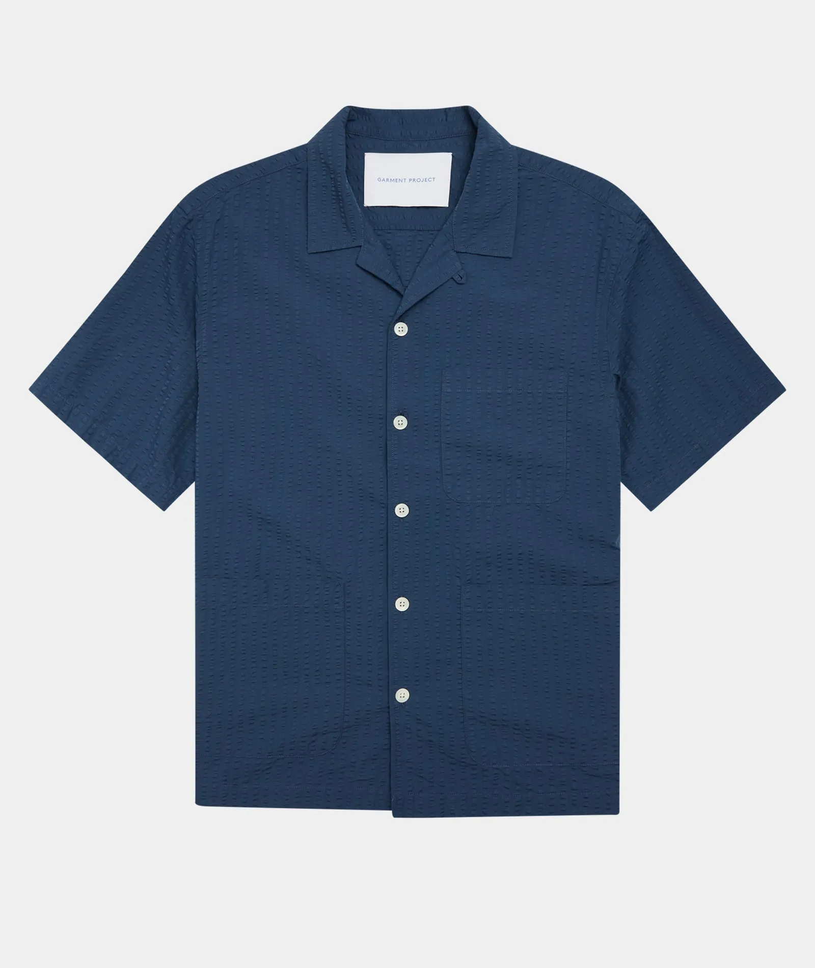 S/S Utility Shirt - Washed Blue