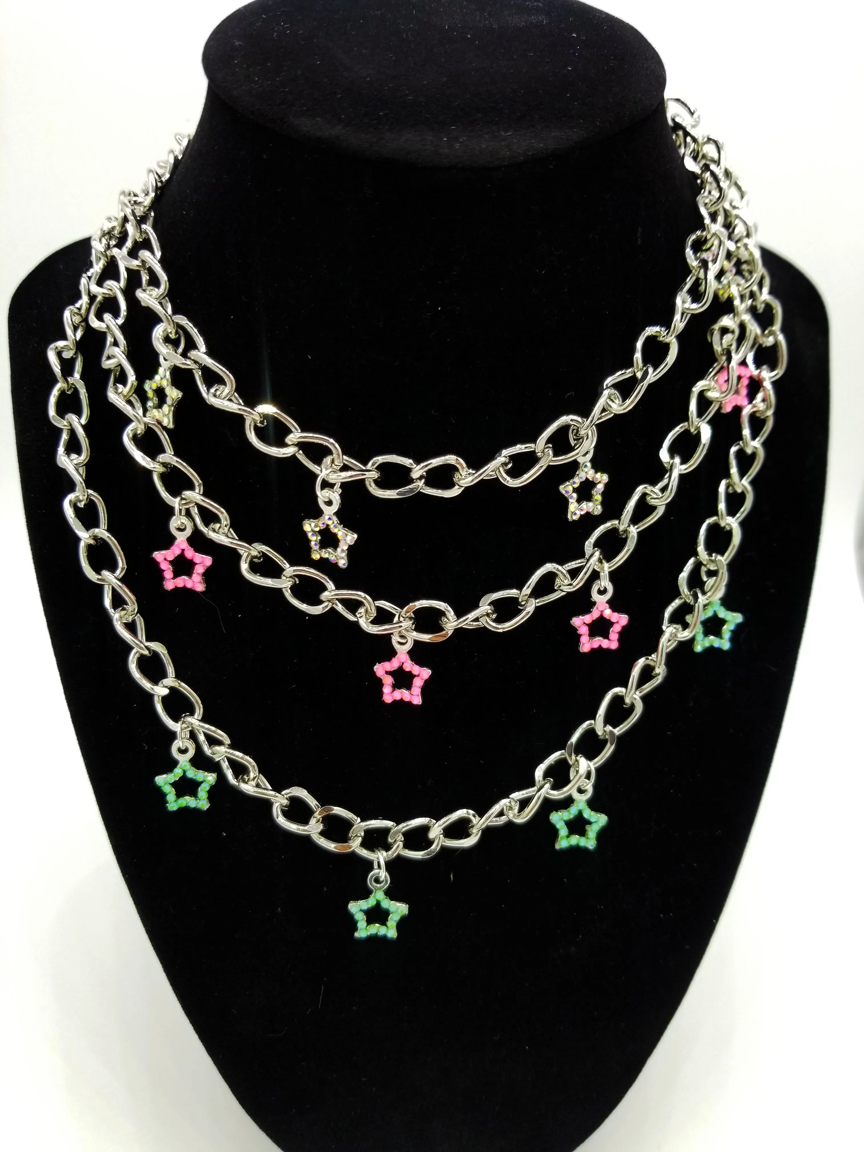 Star Charm Chain Choker