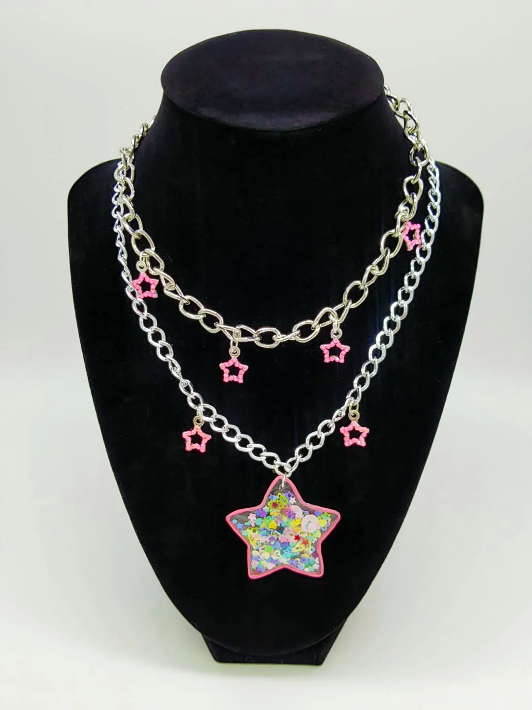 Star Charm Chain Choker