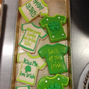 T-Shirt St Patricks Day Cookies