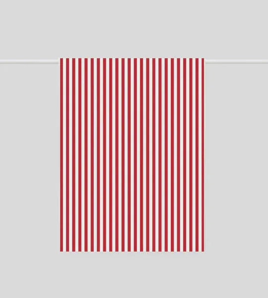 Tea Towel - French Nautical Red Stripe