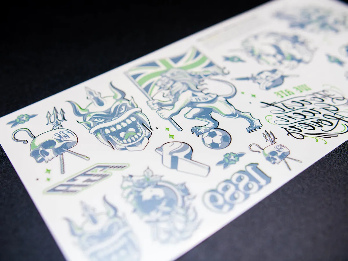 Temporary Tattoo Sheet...NOW £1