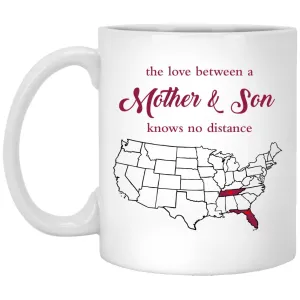 Tennessee Florida The Love Between Mother And Son Mug