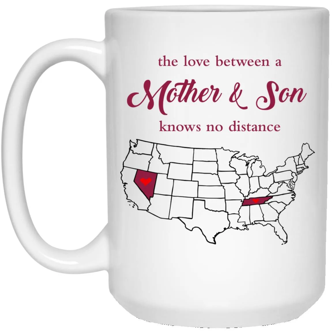 Tennessee Nevada The Love Between Mother And Son Mug