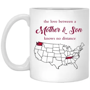Tennessee Washington The Love Between Mother And Son Mug